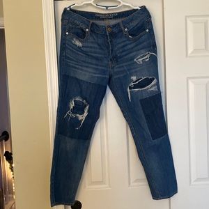 American Eagle. Tomgirl. Button fly. Size 12.